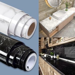 Zelfklevende strook marmereffect (45 cm x 300 cm) | MARBLEEX