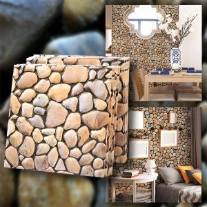 3D Imitatiesteen Behang (10 stuks) | STONEBLOCKS