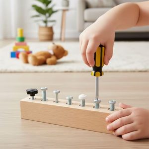 Houten Montessori-bord voor kinderen | MINIMOJSTER