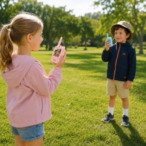 Video-walkietalkies voor kinderen met stemeffecten, (2 stuks) | KIDTALKIE