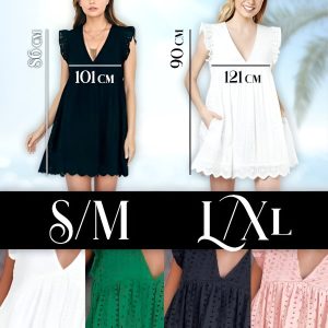 Los kanten zomerjurkje | BELLACHIC