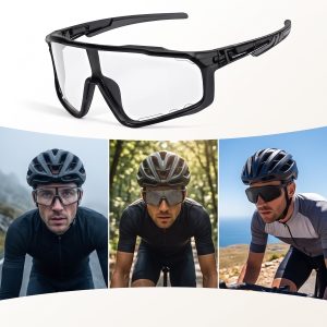Adaptieve fotochromatische fietsbril | WINDVUE